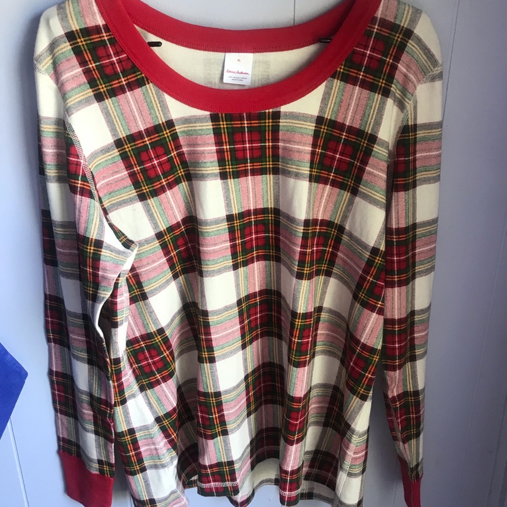 Hanna Andersson Unisex Flannel Print Pajama Top